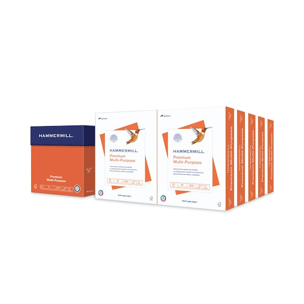 Premium Multipurpose Paper, 20 lb., PK5000
